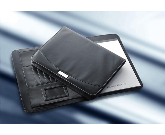 PU Charles Dickens® folder Giada Black -  8603.001