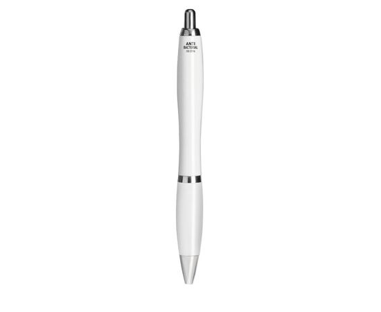 Pen with antibacterial barrel White -  MO9951-06