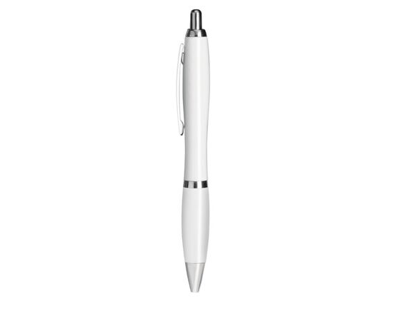 Pen with antibacterial barrel White -  MO9951-06