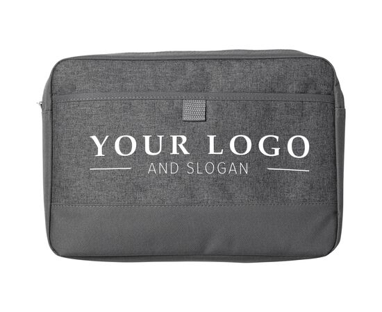 Polycanvas (600D) laptophoes Leander Grijs -  2140.003
