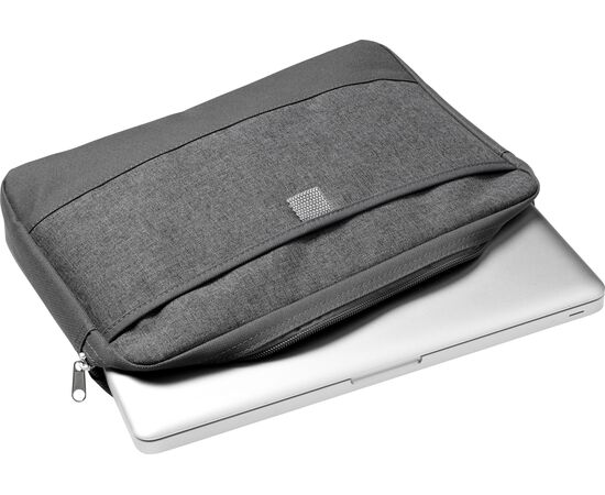 Polycanvas (600D) laptophoes Leander Grijs -  2140.003
