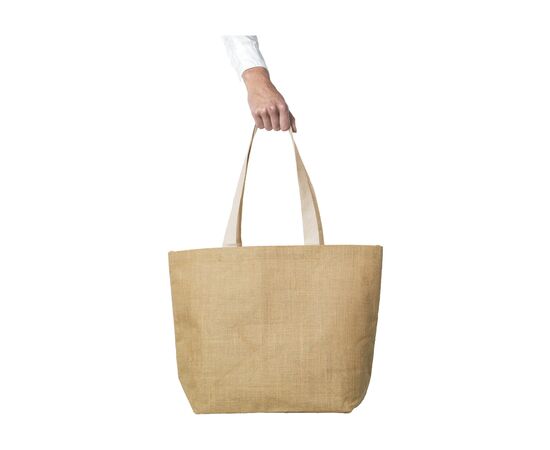 Elegance Bag Jute-Einkaufstasche Ecru -  084942