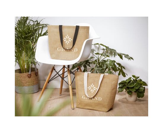 Elegance Bag Jute-Einkaufstasche Ecru -  084942
