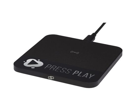 Tapis de charge sans fil Hybrid haut de gamme de 15 W Noir - Tekiō® 12424090