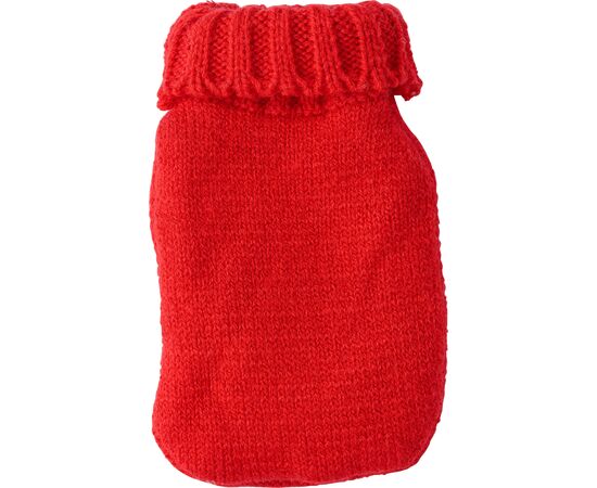 Handwärmer aus PVC mit Strickbezug Maisie Rot -  5260.008