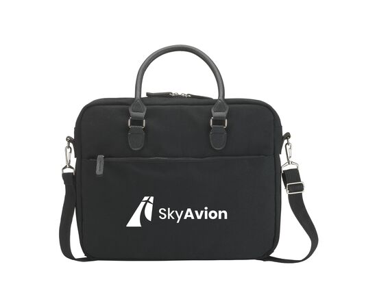 Denver Recycled Canvas 15.6-inch laptop bag Black -  748498