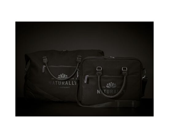 Denver Recycled Canvas 15.6-inch laptop bag Black -  748498