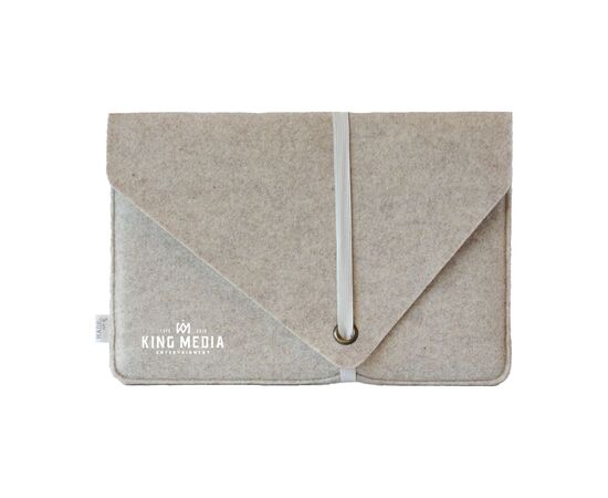 Recycled Felt Laptop Sleeve 15/16" Beige - Made Out Of W49341