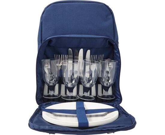 Polyester (600D) picnic rucksack Izaro Blue -  7609.005