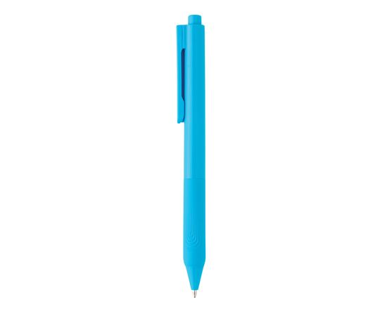 X9 Solid-Stift mit Silikongriff Hellblau - XD Collection P610.825