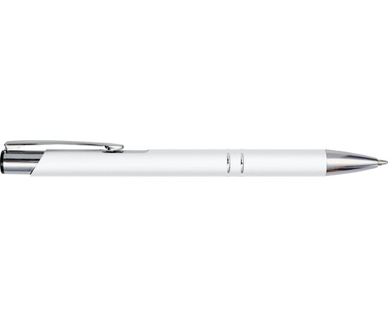Aluminium balpen Yvette Wit -  8476.002