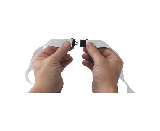 KeyCord Budget Safety 2 cm Schlüsselband Weiß -  082110