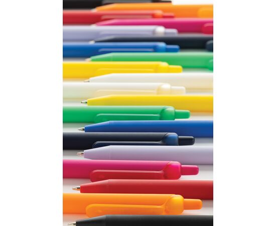 Stylo avec finition gomme en ABS recyclé certifié GRS Tide Noir - XD Collection P611.3401