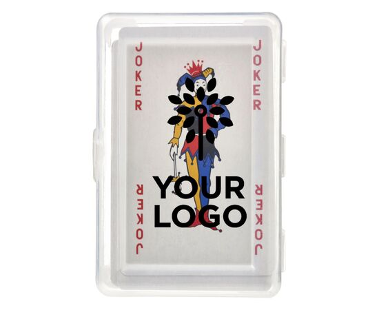 PET case with playing cards Victoria Red -  8546.008
