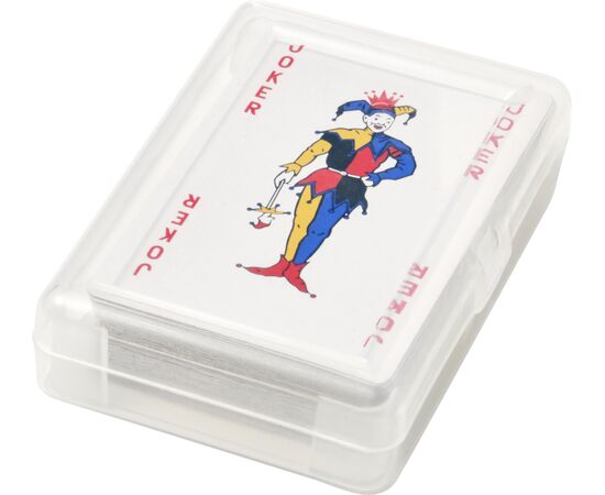 PET case with playing cards Victoria Red -  8546.008