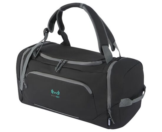 Aqua GRS recycled water resistant duffel backpack 35L Black - Unbranded 13004690