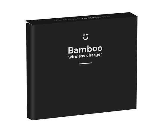 Bamboo 10W Wireless Charger draadloze snellader Bamboe -  645244