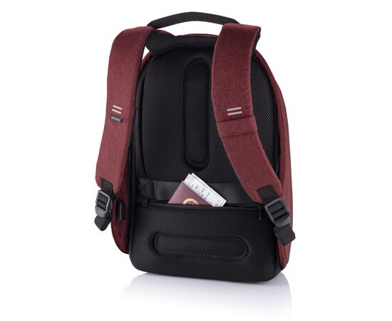 Bobby Hero Regular, anti-diefstal rugzak Rood, Zwart - XD Design P705.294