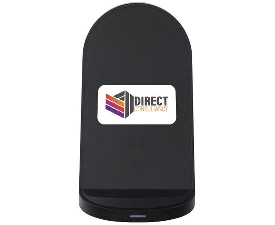 Loop kabellose Ladestation mit 15W Doppelspule aus recyceltem RCS Kunststoff Schwarz - Unbranded 12434090