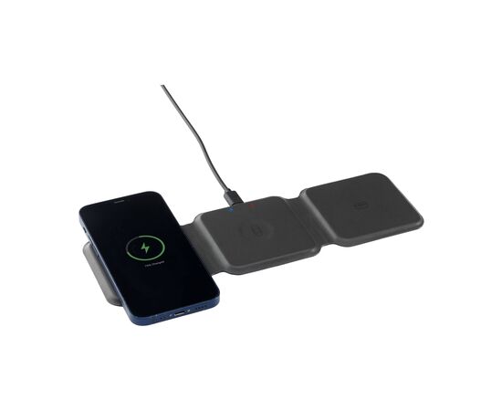 TriCharge Recycled PU Wireless Charger Ladegerät Black -  103898