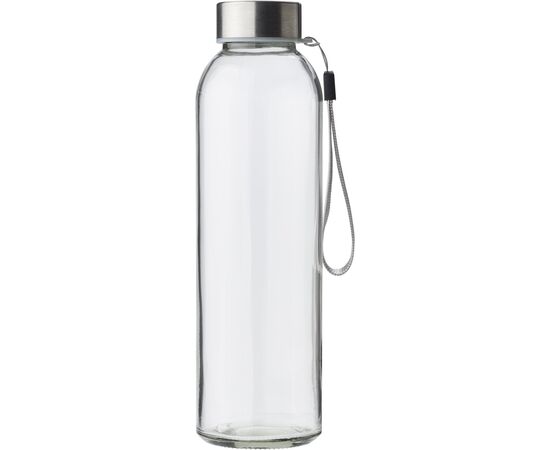 Glasflasche (500ml) mit einem Neoprenhülle Nika Grau -  9301.003