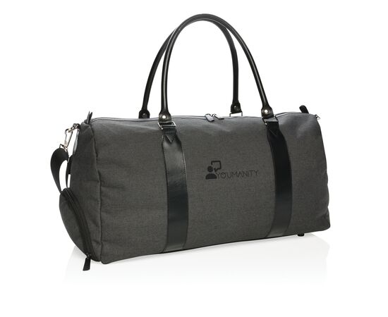 Weekendtas met USB A oplaadpunt Zwart - XD Collection P707.051