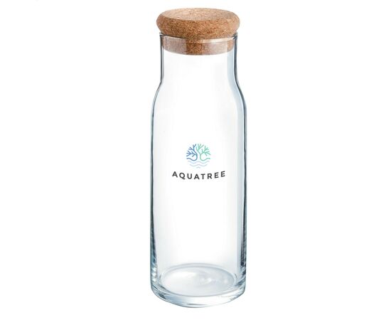 Algarve Karaf 1 L met kurk Transparent -  375804