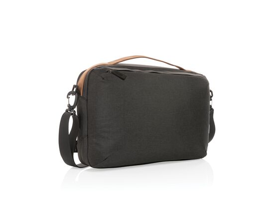 Impact AWARE™ 300D two tone deluxe 15.6" laptop bag Black - XD Xclusive P732.181