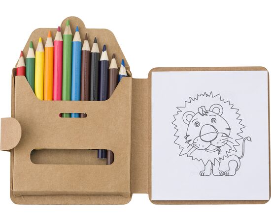 Cardboard Coloring set Marlon Custom, Multicolor -  480798.009