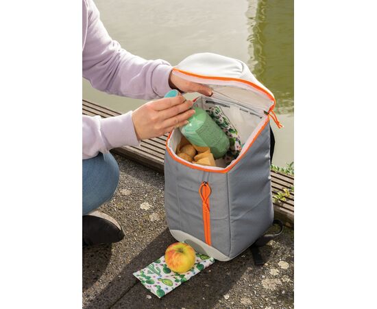 Hiking cooler backpack 10L Grey, Orange - XD Collection P733.072