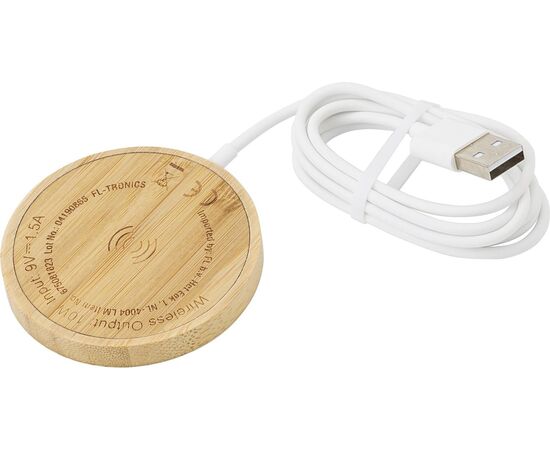 Wireless-Ladegerät aus Bambus Riaz Bambus -  675081.823