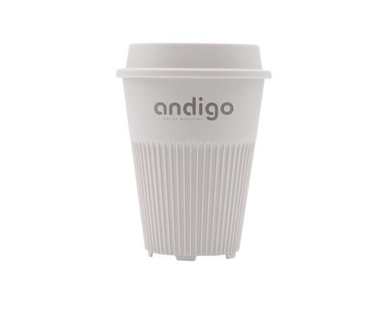Circular&Co Returnable Cup Lid 227 ml koffiebeker Wit - Circular and co W43110