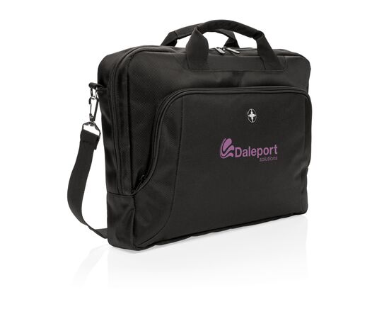 Deluxe 15” laptop bag Black - Swiss Peak P762.090