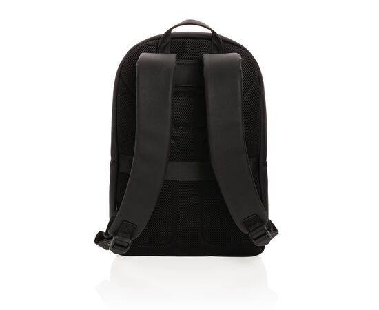 Swiss Peak deluxe PU laptop backpack PVC free Black - Swiss Peak P762.561