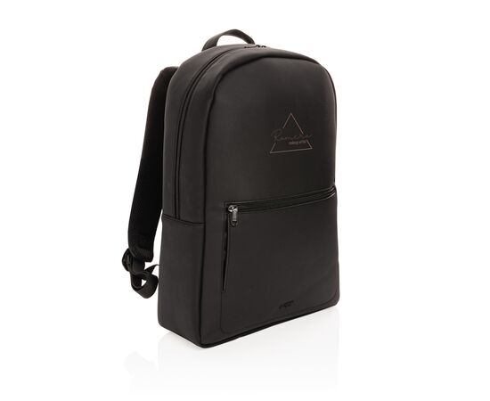 Swiss Peak deluxe PU laptop backpack PVC free Black - Swiss Peak P762.561