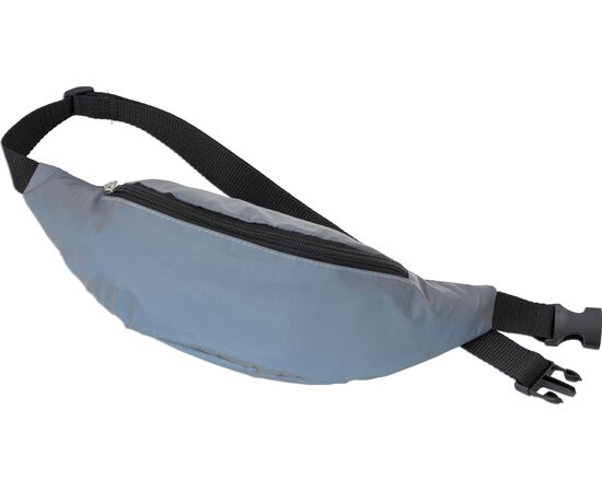 Polyester reflective waist bag Jocelyn Silver -  865249.032