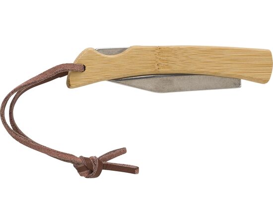 RVS en bamboe opvouwbaar mes Beckett Bruin -  966190.011