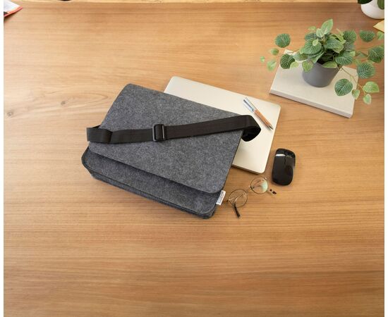 rPET felt laptop bag Layla Grey -  970953.003