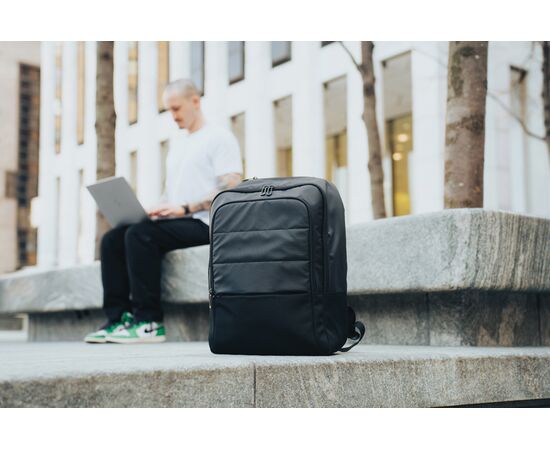 Armond AWARE™ RPET 15.6 inch deluxe laptop backpack Black - XD Xclusive P763.281