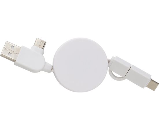 Câble de charge extensible en ABS Jared Noir -  976586.001