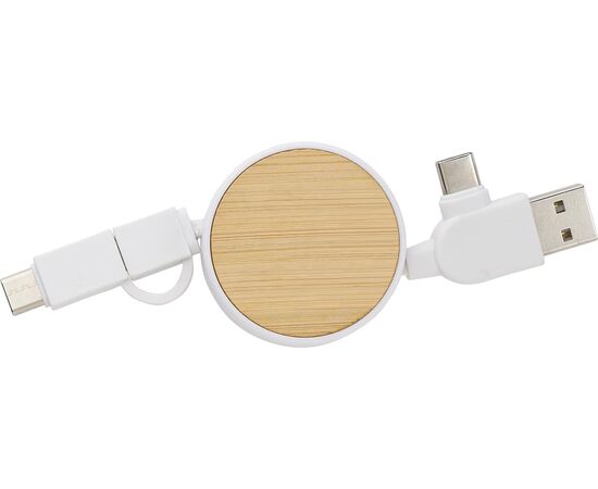 Câble de charge extensible en ABS Jared Noir -  976586.001