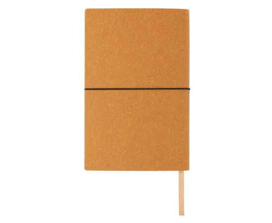 A5 Notizbuch aus GRS recyceltem Leder Braun - XD Collection P772.219