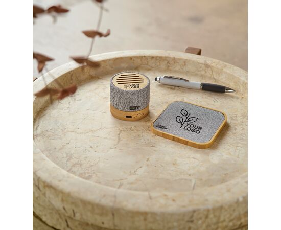 Bamboo wireless speaker Cory Grey -  1014855.003