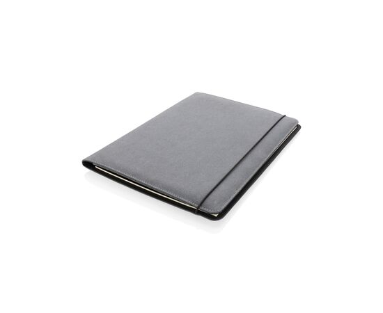 Gerecycled lederen portfolio A4 Grijs - XD Collection P774.192