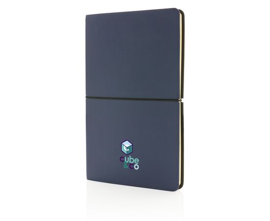 Carnet de notes A5  à couverture souple Bleu foncé - XD Collection P774.225