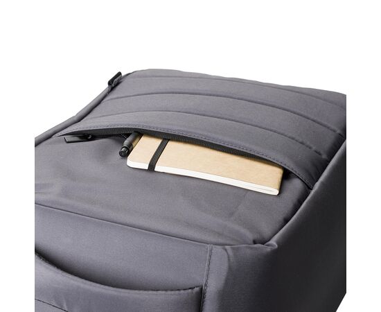 rPET-Polyester (300D) Anti-Diebstahl-Laptop-Rucksack Calliope Schwarz -  1015161.001