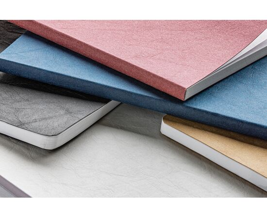 Salton A5 GRS gecertificeerd recycled papieren notitieboek Zwart - XD Collection P774.481