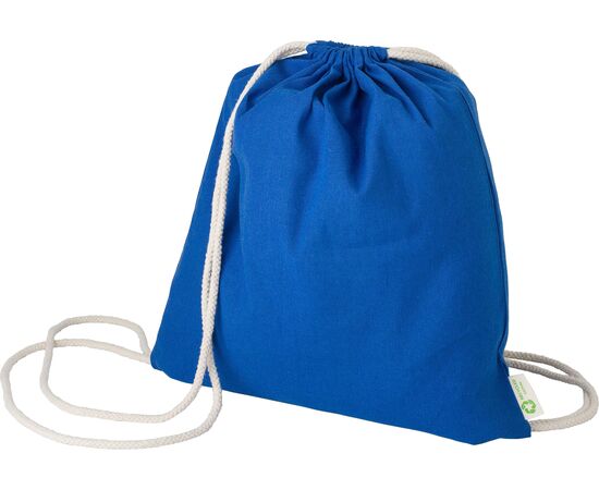 Recycled cotton drawstring bag Joy Black -  1039470.001