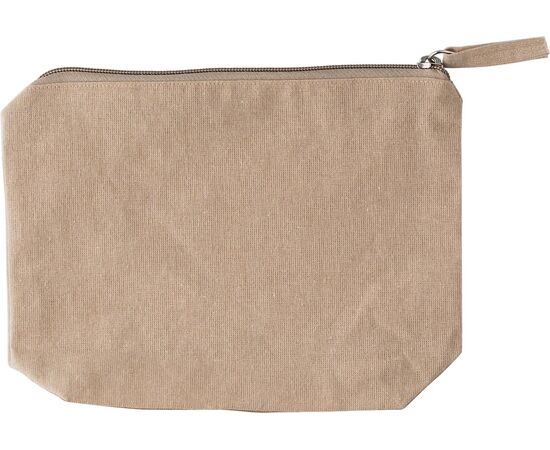 Trousse de maquillage en coton recyclé Cressida Noir -  1039472.001