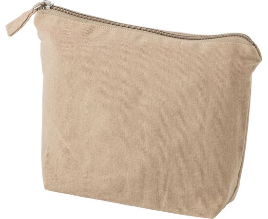 Trousse de maquillage en coton recyclé Cressida Noir -  1039472.001